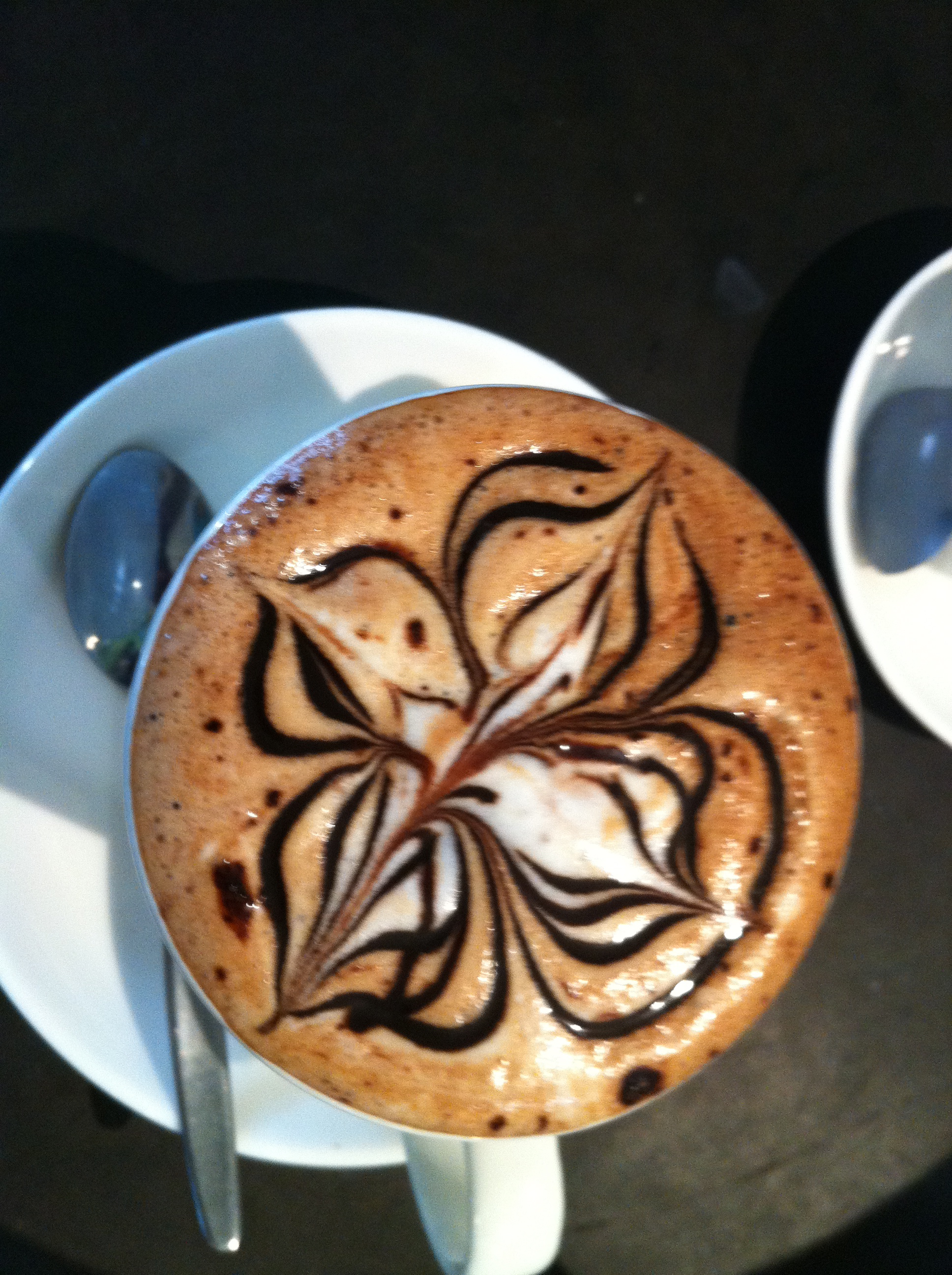 Coffee by the water at Cafe La Mer